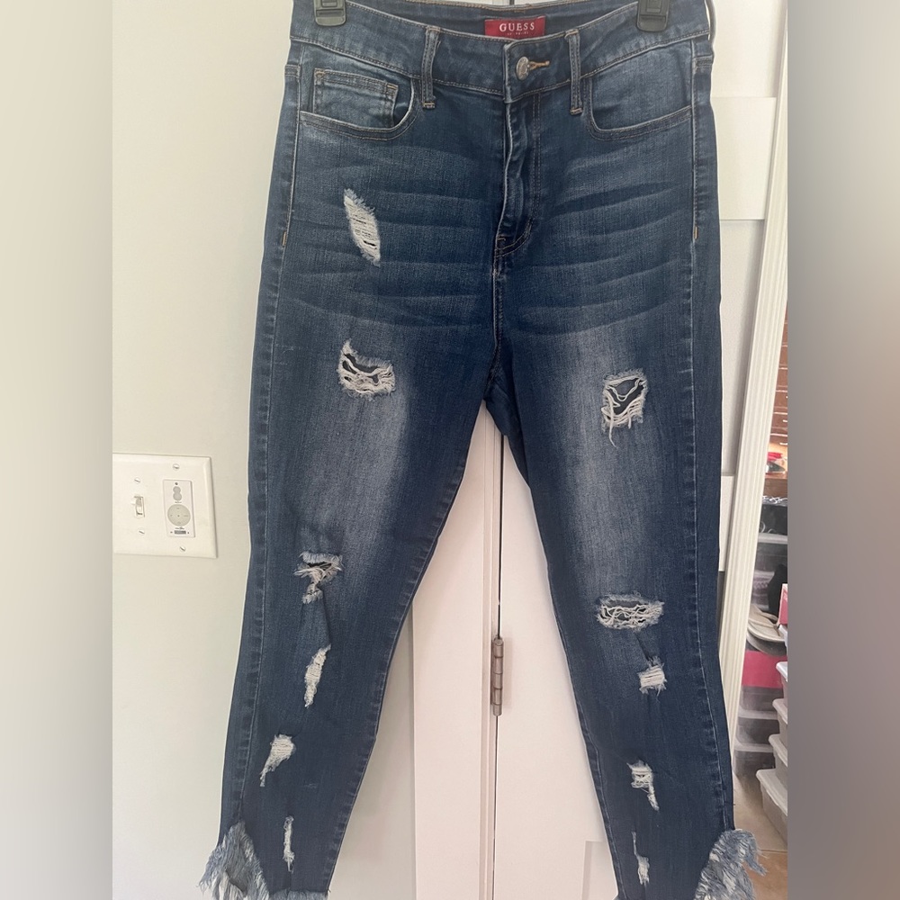 Guess ripped jeans